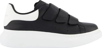 Alexander McQueen Dames Woman Oversized Triple Strap - Dames - Sneakers - Zwart - 37 EU - Schoenen