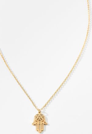 Simons Womens Openwork Hand of Fatima chain