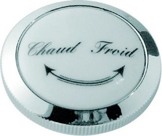 Ideal Tap&oacute;n Decorativo Retro Chaud / Froid Para Mezcladores Monomando Fabricado En Lat&oacute;n Fino Standard