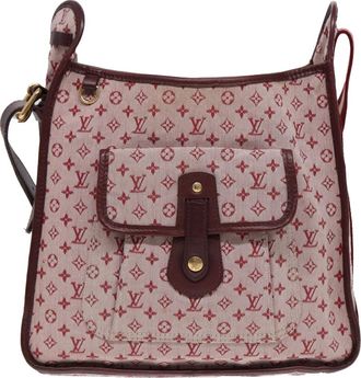 Louis Vuitton Besace Pink Canvas Shoulder Bag (Pre-Owned)