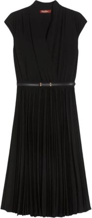 Max Mara Midi Jurk - Dames - Casual kleedjes - Zwart - S - Kleedjes