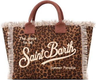 MC2 Saint Barth Tote Bags, female, Brown, Size: ONE SIZE Vanity Tote Bag