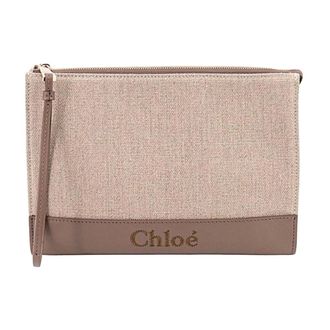 Chloé Clutches, female, Beige, ONE SIZE, Borse Clutch