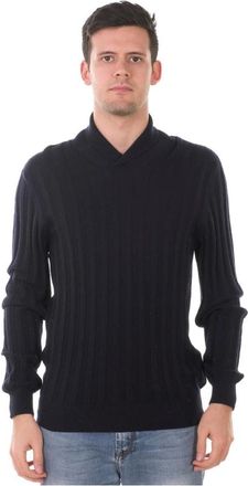 Armani Sweatshirts - Heren - V-hals truien - Blauw - XL - Truien & Vesten