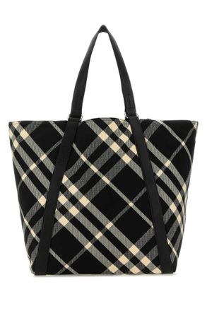 Burberry Black Festival canvas tote bag