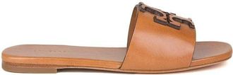 Tory Burch Womens Flip Flops Tan Footwear Flats