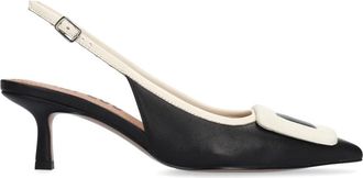 Bibi Lou Zwarte platte schoenen Elegante stijl - Dames - Pumps - Zwart - 36 EU - Schoenen