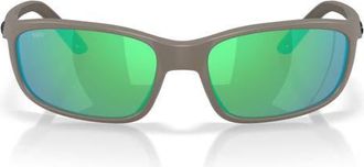 Costa Brine II 59mm Sunglasses in Matte Olive Shale /Green at Nordstrom