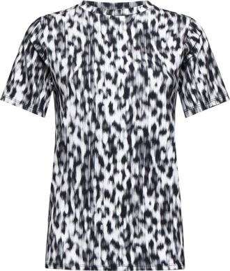Silvian Heach T-shirt met dierenprint - Dames - T-shirts - Veelkleurig - XL - Polyester - Tops