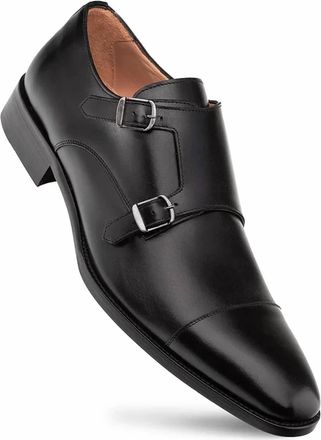 Mezlan Mens Actore Cap Toe Dress Shoes In Black
