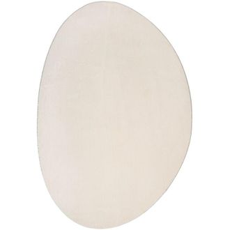 vidaXL Rug Folding HUARTE Beige 140 x 200 cm Polyester vidaXL