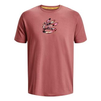 Under Armour Curry Comic Fill Short Sleeve T-shirt Red Fusion 1376806-604