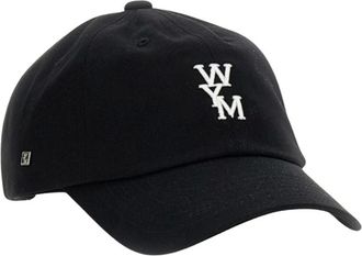 Wooyoungmi Caps, male, Black, Size: ONE SIZE Embroidered Logo Ball Cap