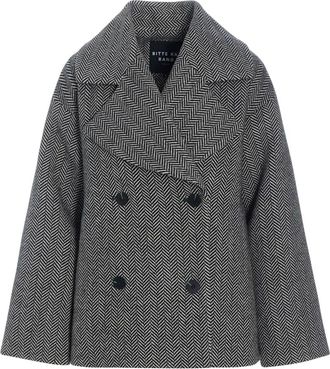 Bitte Kai Rand Nishin Double-Breasted Jacket - Dames - Mantel - Zwart - S - Wol - Jassen