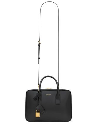 Saint Laurent Womens Sac De Jour Bag Black Leather Handbags Hand