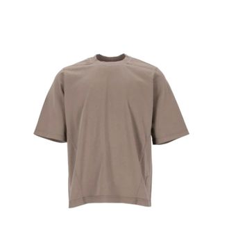 Rick Owens Du02F6252Rnp34 T-Shirt - - Tops - Uomo - Marrone - ONE SIZE