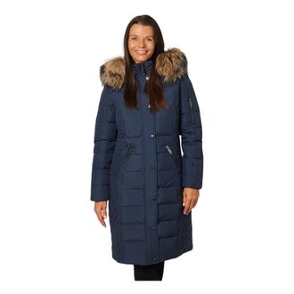 Danwear Abrigo de Plumas - Coats - Mujer - Azul - 3XL