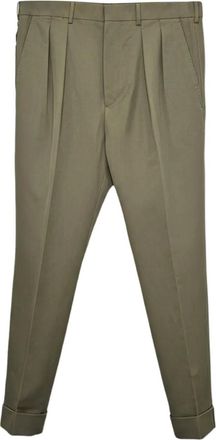 Tom Ford Pantaloni sartoriali in cotone - Verde