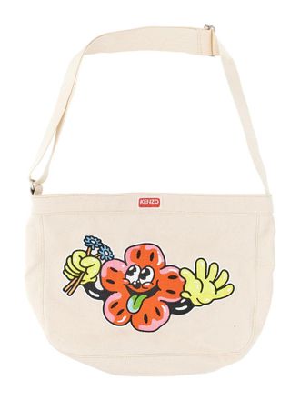 Kenzo Womens Shoulder Bag With Embroidery Powder Cotton