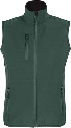 SOLS Dames/Dames Falcon Bodywarmer Softshell met rits (Bosgroen)