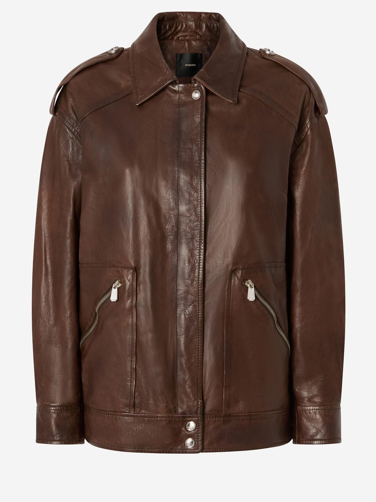 ジャケット C82 104852A2EK PINKO Jacket Woman Brown