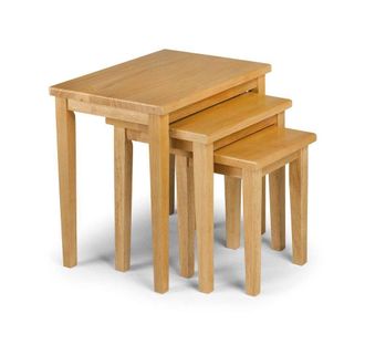 Netfurniture Scotch Nest Of Tables - Oak in Light Oak