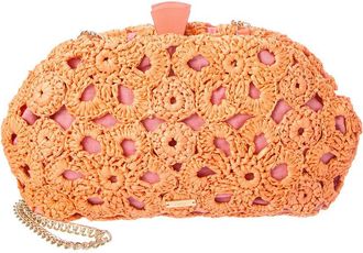 Raf&eacute; New York Aya Raffia Clutch
