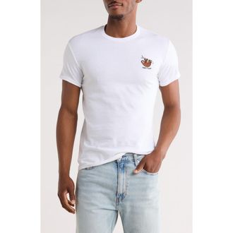 Riot Society Take It Easy Sloth Cotton Graphic T-Shirt in White at Nordstrom Rack, Size Xx-Large
