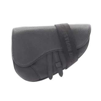 Dior Pre-owned Saddle Leren Schoudertas - Dames - Pre-owned - Zwart - Maat: ONE Size Leer