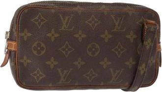 Louis Vuitton Pre-owned Clutches, female, Brown, Size: ONE SIZE Pre-owned Vintage Clutch