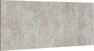 vidaXL Cabecero De Cama Madera Contrachapada Gris 200x1,5x80 Cm Vidaxl