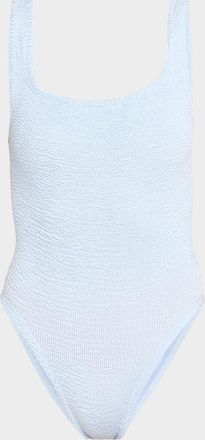 Hunza G Square-Neck One-Piece Swimsuit