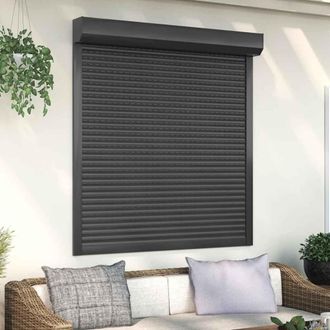 Berkfield Home Roller Shutter Aluminium 130x140 cm Anthracite