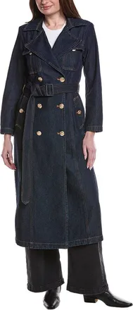 Avec Les Filles Utility Denim Trench Coat