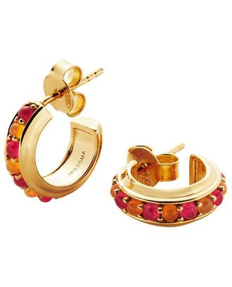 Missoma Goldene Creolen Mini Hot Rox Gemstone