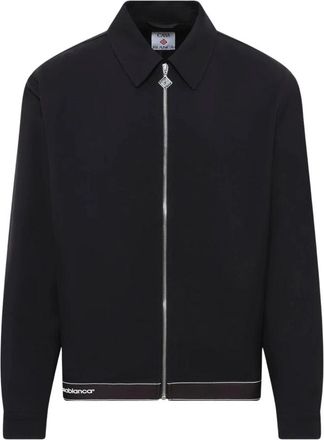 Casablanca Sports Tailoring Jacket - Heren - Zomerjassen - Zwart - L - Wol - Jassen