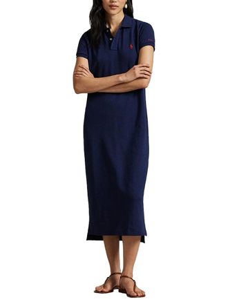 Ralph Lauren Mesh Polo Polo Dress - Navy