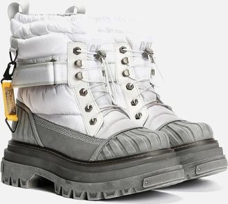 CAT Womens Caterpillar Centennial Apollo 11 P111713 Bright White Unisex Boots - Size: 9