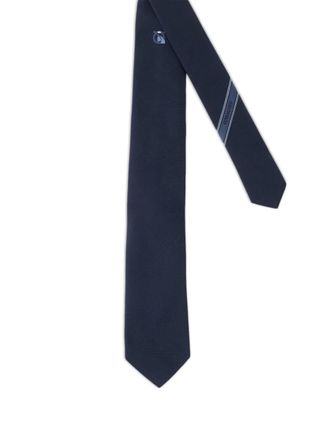 Ferragamo logo-detail tie - Blue