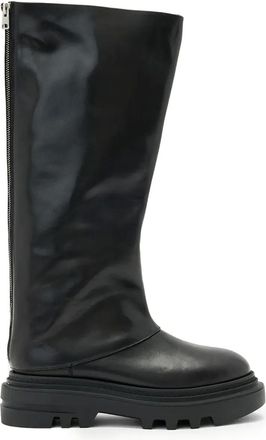 AllSaints Stivali Maxie con zip - Nero