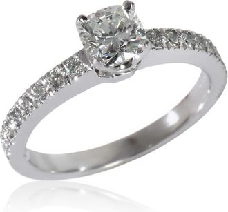 Tiffany & Co. Pre-Owned Tiffany & Co. 0.41 ct Cushion Diamond Cushion Novo Engagement Ring