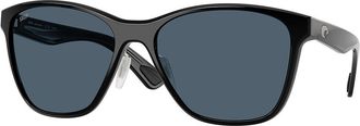 Costa 6S9127 Luna Nueva Polarized 912701 Womens Sunglasses Black Size 57