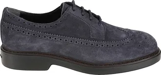 Hogan H704 Soft Calf Leather Brogue Derby Shoes