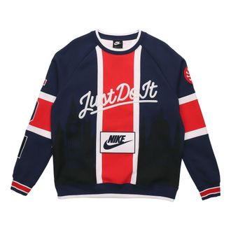 Nike Mens Nike City Limited London Multicolor Splicing Red Blue Midnight Navy White University Red AR1993-410
