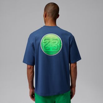 Nike Jordan Mens Jordan T-Shirt in Blue | IZ3177-413