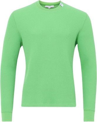 J.W.Anderson waffle cotton sweater - Green