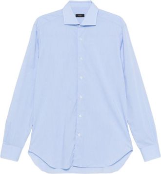 Barba Light Blue Tailored Shirt