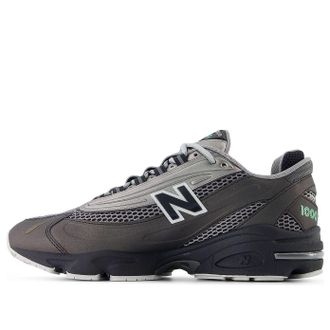 New Balance 1000 Black Dark Silver Metallic Lime Leaf M1000T