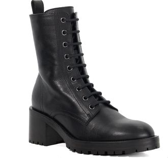 Dune London Womens Ladies Patiently - Leather Pointed Ankle Boots - Black - Size UK 6