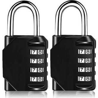 OEM Candado De Combinaci&oacute;n De Alta Resistencia Con Combinaci&oacute;n De 4 D&iacute;gitos Para Gimnasio, Escuela, Puerta, Cobertizo, Garaje, Taquilla, Armario Para Equi